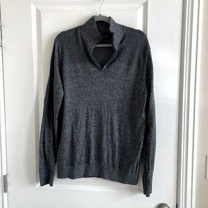 Mens half zip sweater